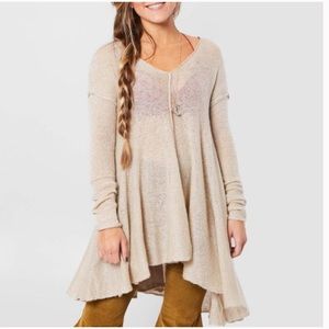 Free People Dancing In The Forest Tunic Sweater